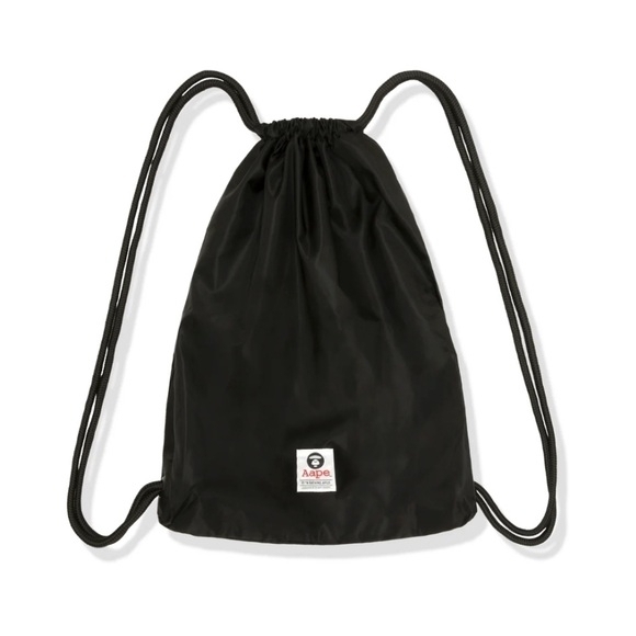 Black Drawstring Backpack - Picture 1 of 3